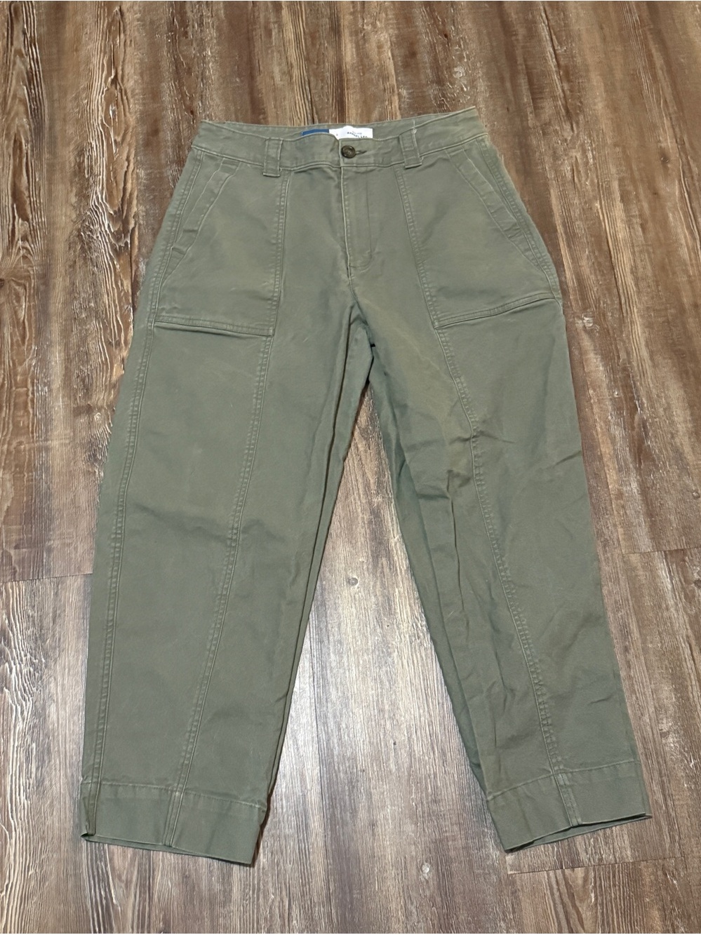 Old Navy High Rise Barrel Leg Pants Women's 6 Fall Fit in Stonewill Wash